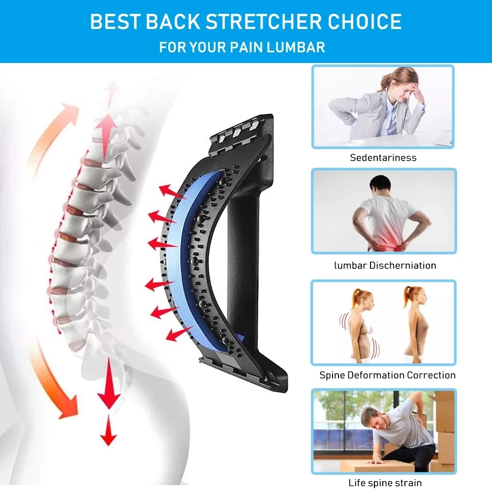 Magnetic Back Massage Muscle R - Back Stretcher Lumbar ulasan dan harga