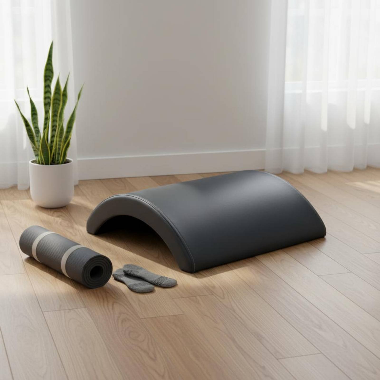 Pilates Arched Barrel Ergonomi - Back Stretcher Lumbar ulasan dan harga