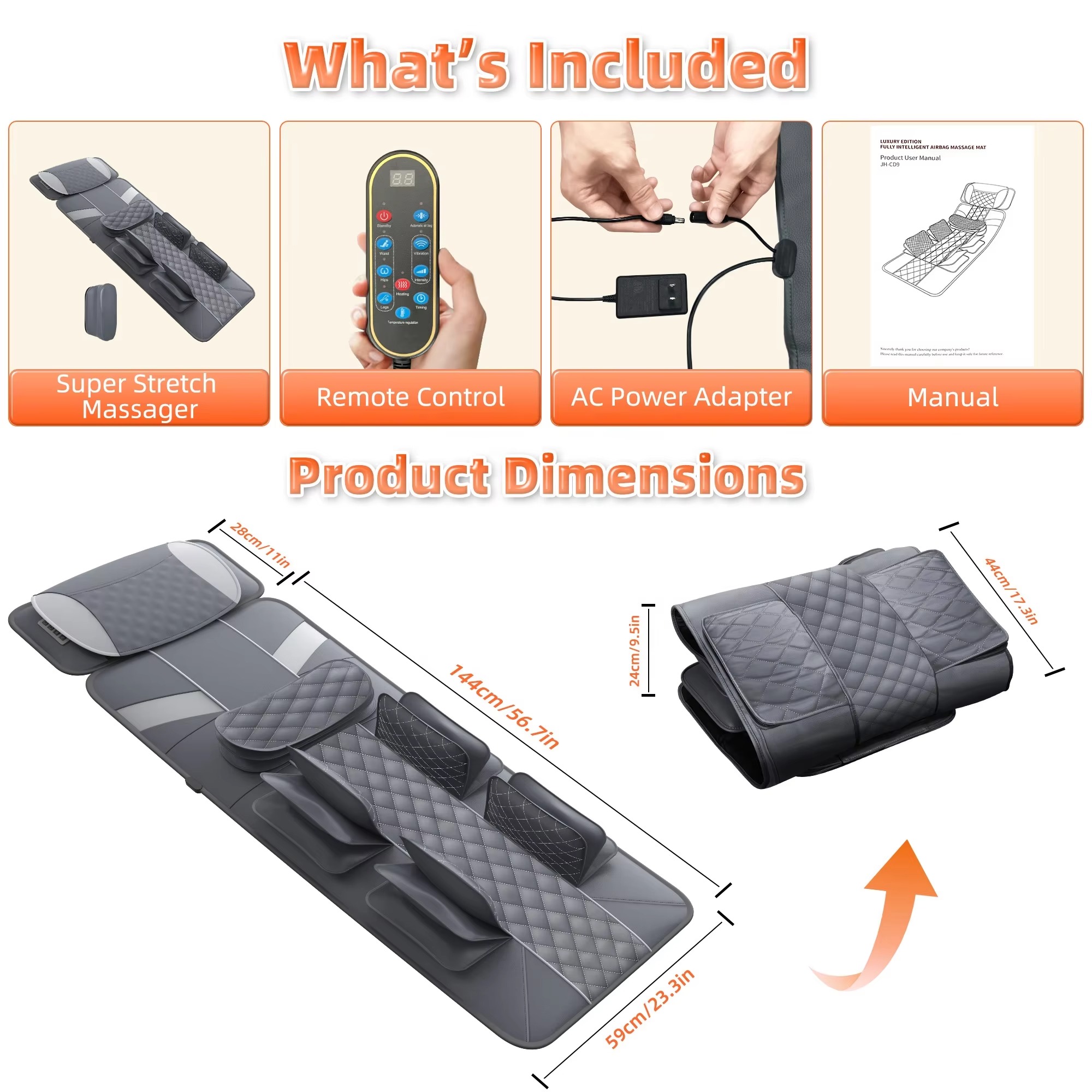 6D Electric Mattress Airbag Tr - Foot Bath Massager ulasan dan harga