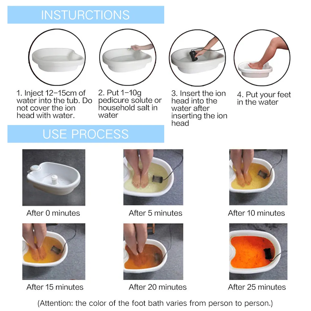 Ionic Foot Bath Detox Ionic De - Foot Bath Massager ulasan dan harga