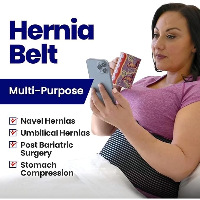 Umbilical Hernia Belt for Men  - Back Stretcher Lumbar ulasan dan harga