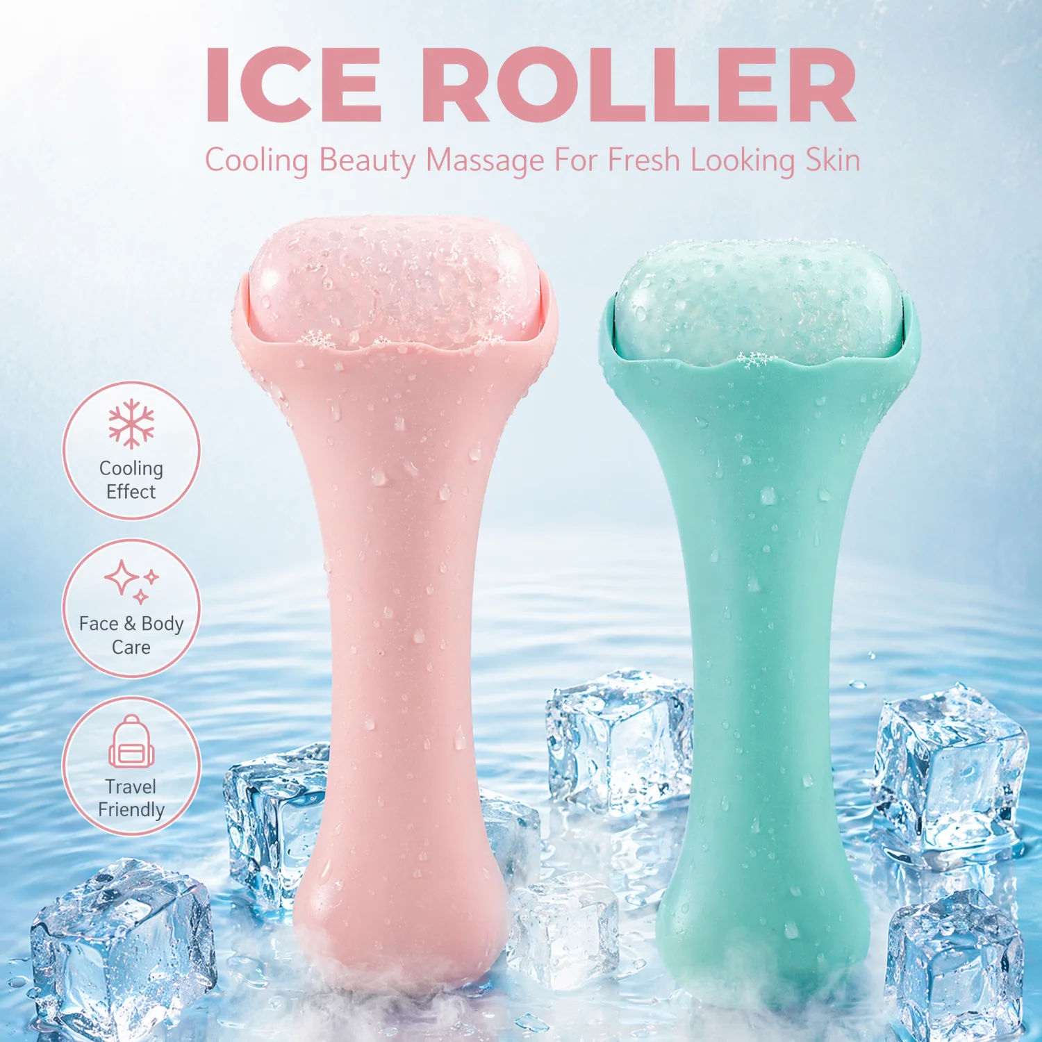 Ice Roller Facial Tool Cooling - Ice Roller Face Cold ulasan dan harga